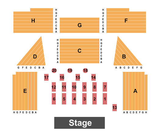 Scottish Rite Masonic Center - Tampa Endstage Tables Seating Chart
