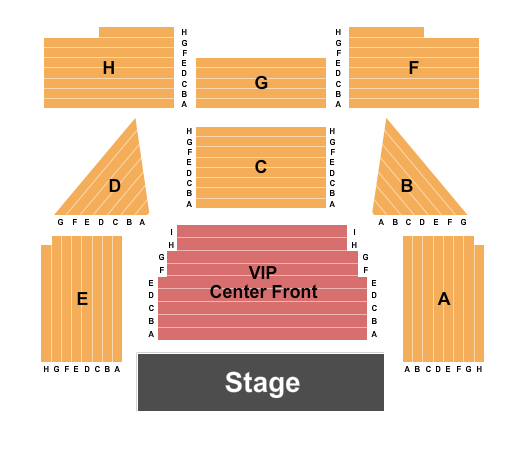 Scottish Rite Masonic Center - Tampa Endstage Seating Chart