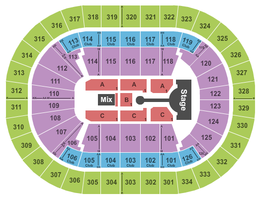 Enterprise Center Coldplay Seating Chart