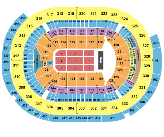 Enterprise Center End Stage Seating Chart