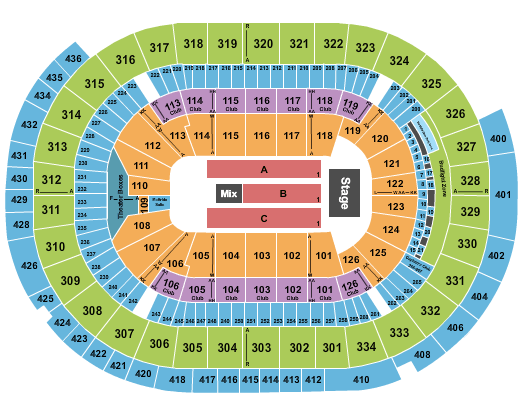 Enterprise Center Neil Diamond 2017 Seating Chart