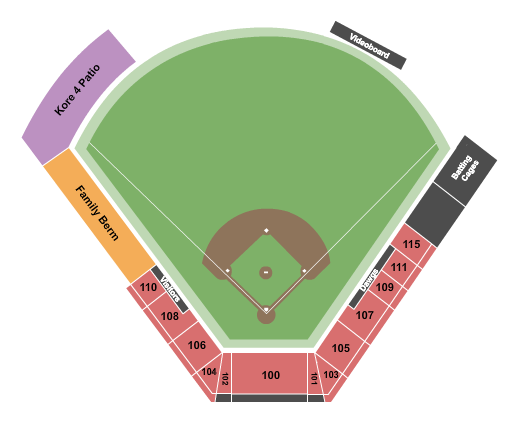 Seaman Stadium Baseball Seating Chart