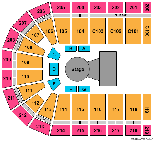 NOW Arena Cirque Quidam Seating Chart