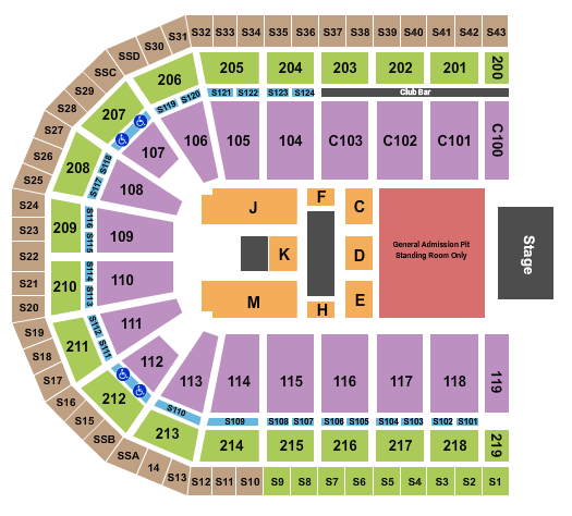 Sears Center Seating Chart Circus