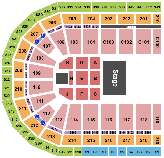 NOW Arena Shreya Ghoshal Seating Chart