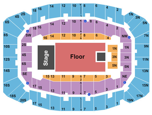 Selland Arena at Fresno Convention Center Andre Rieu Seating Chart