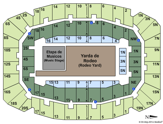 Selland Arena at Fresno Convention Center Joan Sebastian Seating Chart