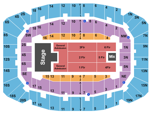 Selland Arena at Fresno Convention Center Parker McCollum Seating Chart