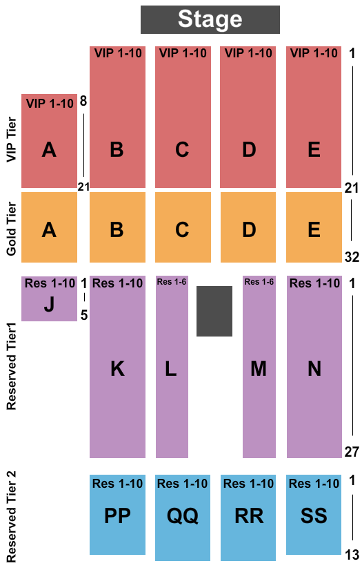 Hard Rock Live Seminole Seating Chart
