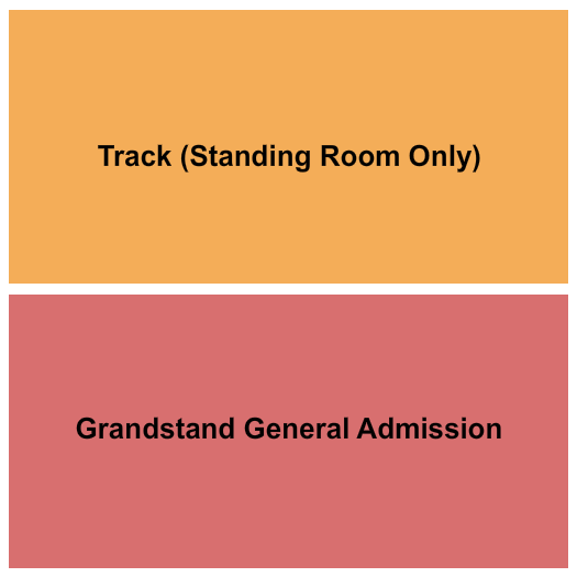 Seneca County Fairgrounds Grandstand/SRO Seating Chart