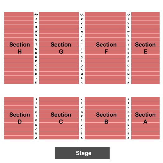 Seven Feathers Hotel & Casino Endstage 4 Seating Chart