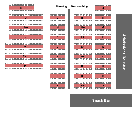 Seven Feathers Hotel & Casino Bingo Seating Chart