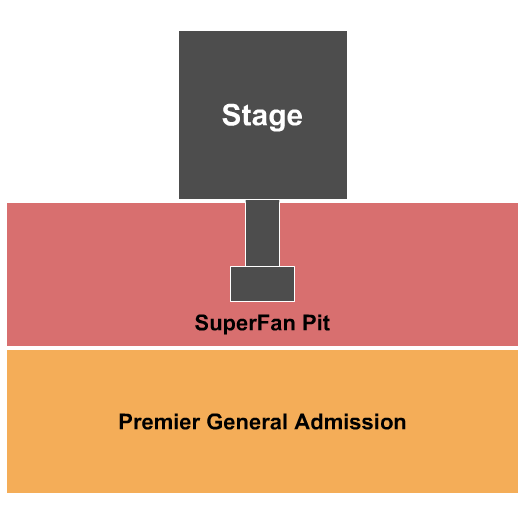 Seven Feathers Hotel & Casino GA & Pit Seating Chart