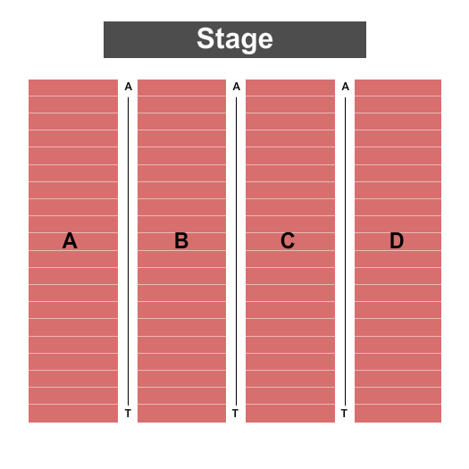 Seven Feathers Hotel & Casino Endstage Reserved Seating Chart