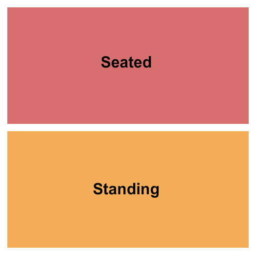 Shalin Liu Performance Center Seated/Standing Seating Chart