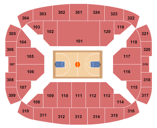 Shanghai Oriental Sports Center Basketball Seating Chart