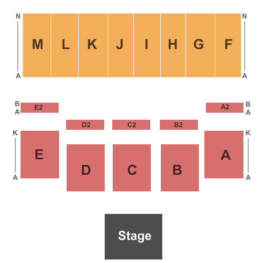 Edmonton Convention Centre Standard Seating Chart