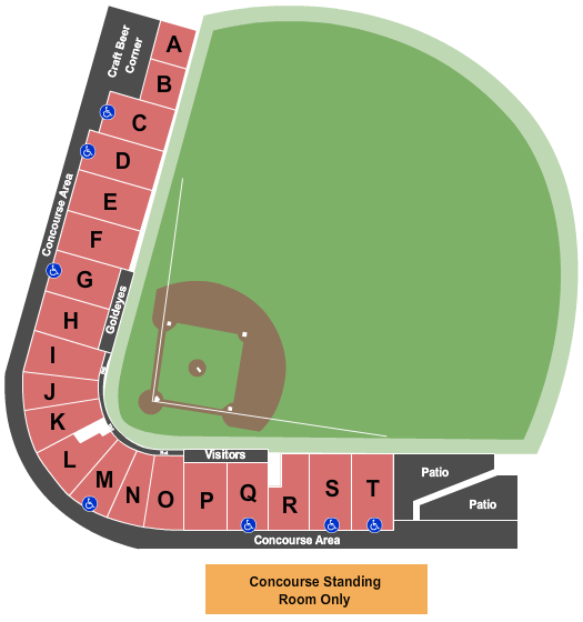 Blue Cross Park Baseball Seating Chart