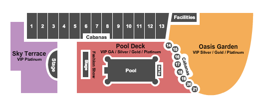 Shelborne South Beach Ladies Football Party Seating Chart