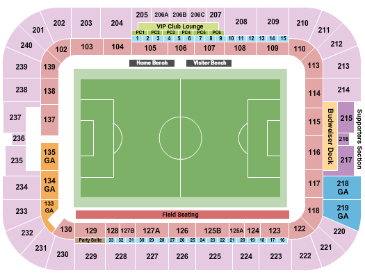 Shell Energy Stadium Seating Chart 