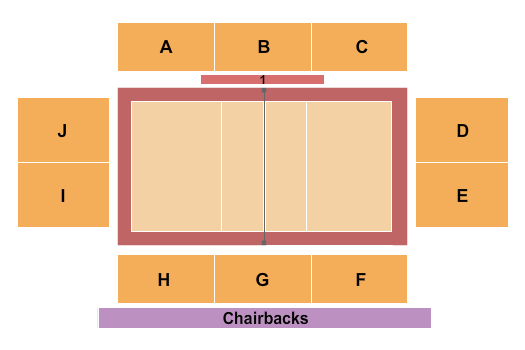 Shelton Gym venue and seating information
