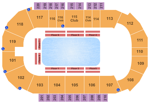 Showare Center Disney On Ice Seating Chart