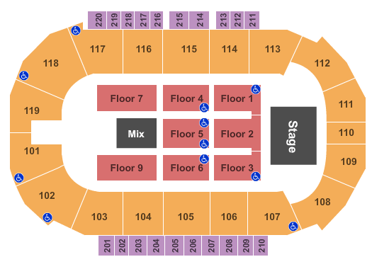 Showare Center Kent Wa Seating Chart