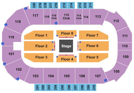 Showare Center Jo Koy Seating Chart