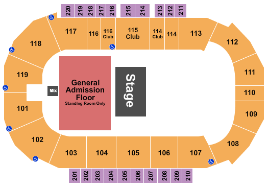 Showare Center Lil Dicky Seating Chart