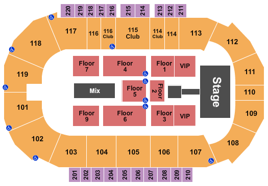 Showare Center Maxwell Seating Chart