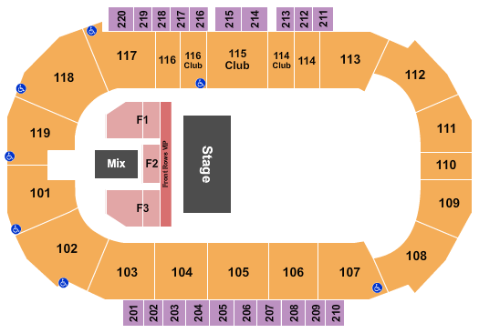 Showare Center Quarterhouse Seating Chart