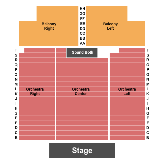 Shoals Community Theatre Seating Map