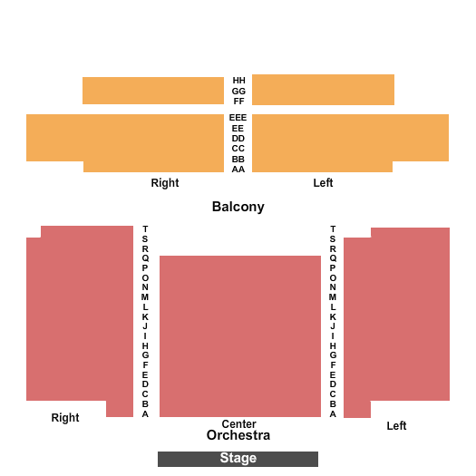 Shoals Community Theatre Seating Map