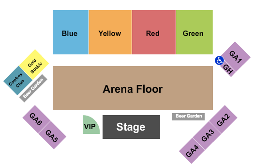 Shouse Arena At Twin Falls County Fair Endstage 2 Seating Chart