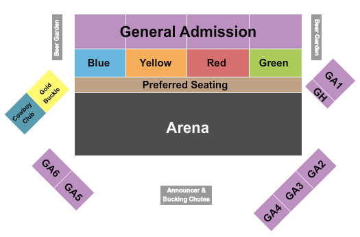 Shouse Arena At Twin Falls County Fair Rodeo 2 Seating Chart