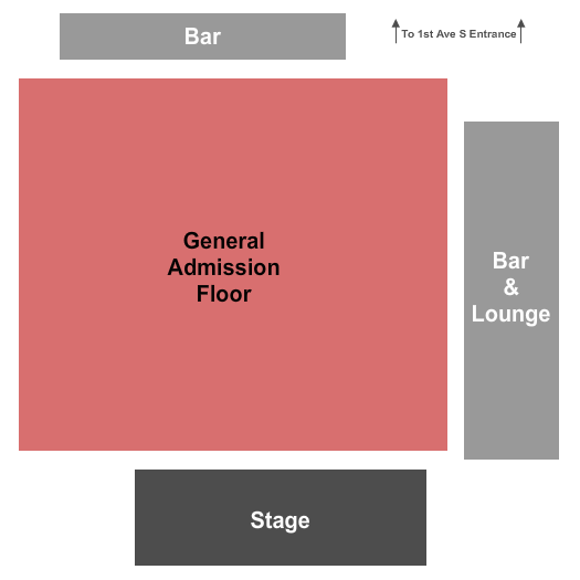 Thrice Showbox SoDo Seating Chart