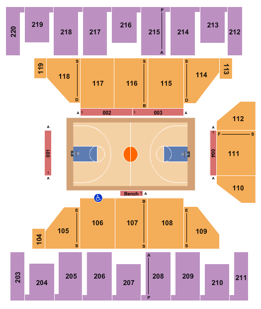 Illinois Basketball Seating Chart