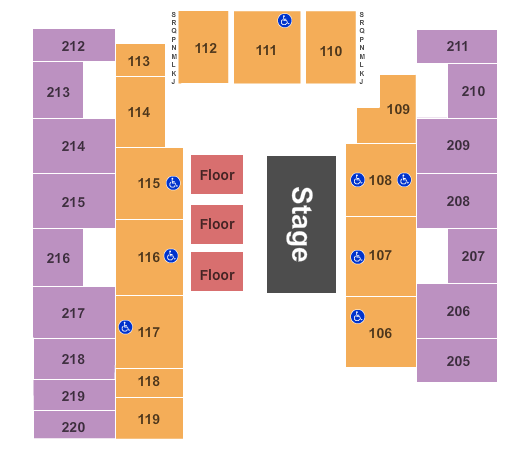 Show Me Center Celtic Woman Seating Chart