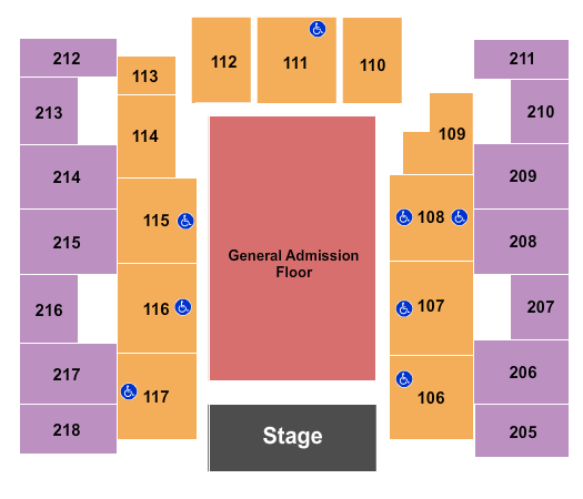 Show Me Center Endstage GA Flr Seating Chart