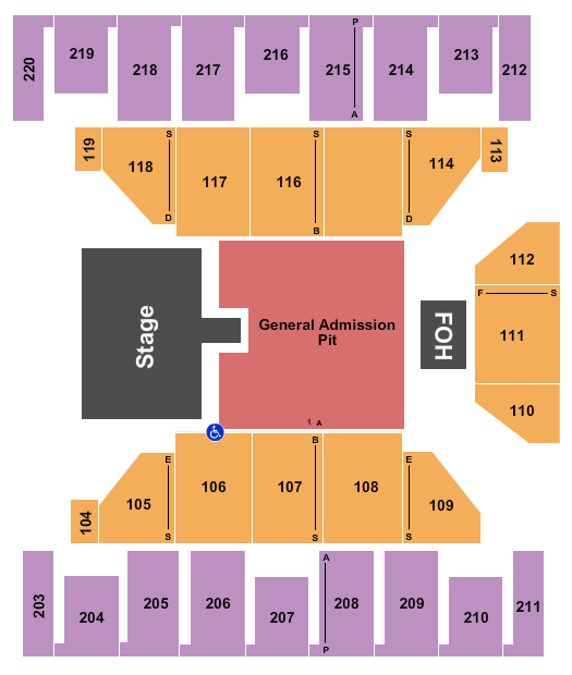 Show Me Center Luke Combs Seating Chart