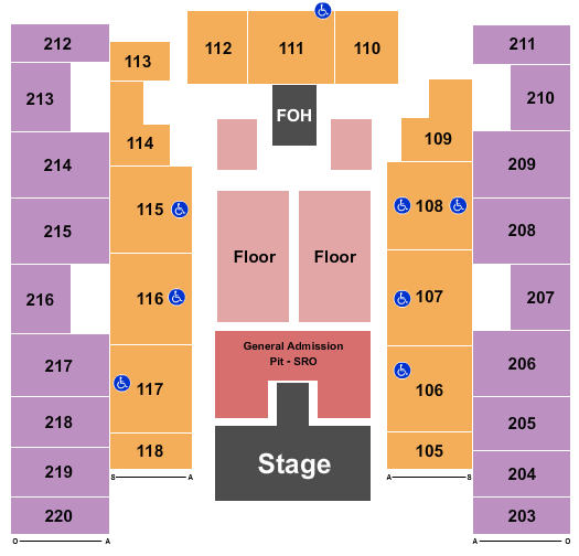 Show Me Center Parker McCollum Seating Chart