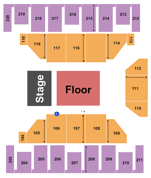 Show Me Center The Illusionists Seating Chart