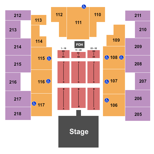 Show Me Center Theresa Caputo Seating Chart