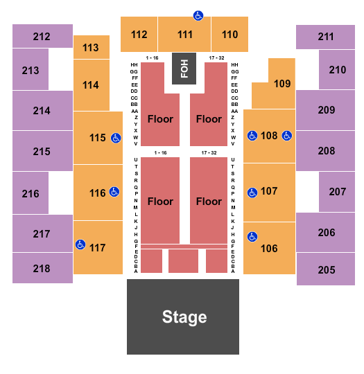 Show Me Center Willie Nelson Seating Chart