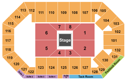 Show Place Arena Boxing Seating Chart