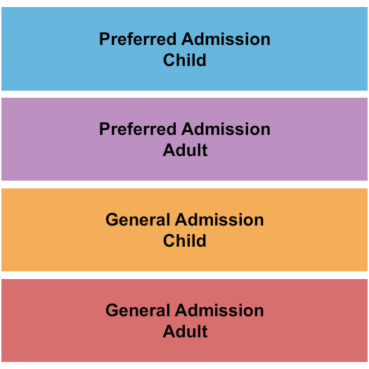 Showboat Casino GA & Preferred Admission Seating Chart