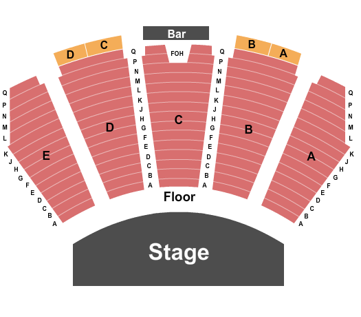 Taylor - A Tribute to the Eras of Taylor Swift Orleans Showroom at The Orleans Hotel Seating Chart