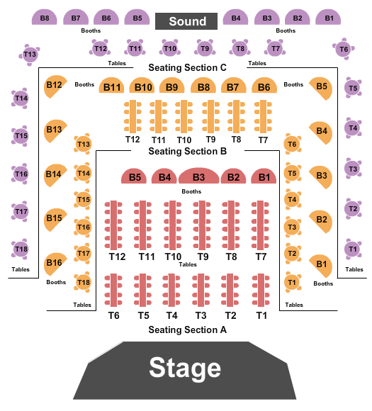 Harrah S Showroom Seating Chart