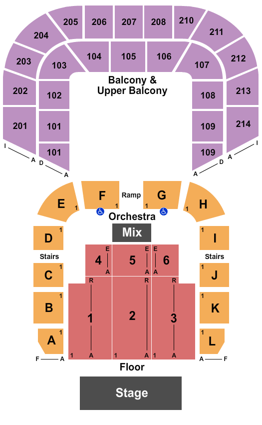 Shreveport Municipal Memorial Auditorium Endstage 3 Seating Chart
