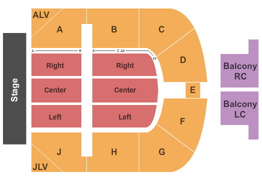 Shrine Mosque Endstage Seating Chart